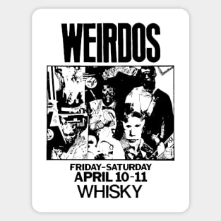 Weirdos Punk Flyer Sticker